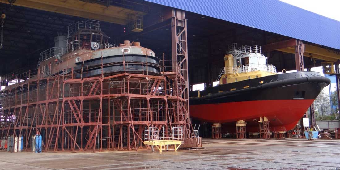 Размер рынка судостроения в России